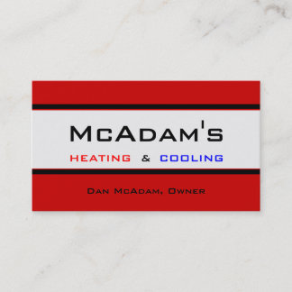 Heizkühlung HVAC Wärmepumpe Leistung A/C Visitenkarte