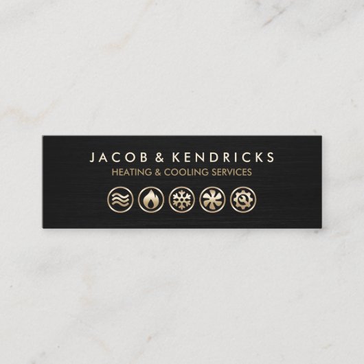 Heizlüftung Klimaanlage Visitenkarte (Vorderseite)