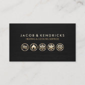 Heizlüftung Klimaanlage Visitenkarte (Vorderseite)