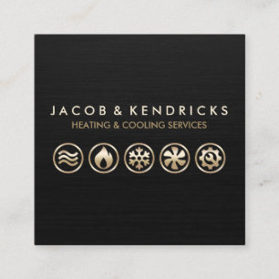 Heizlüftung Klimaanlage Visitenkarte