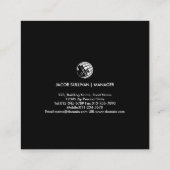 Heizlüftung Klimaanlage Visitenkarte (Rückseite)