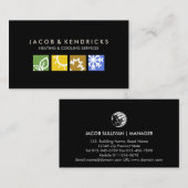 Heizlüftung Klimaanlage Visitenkarte (Vorne/Hinten)