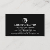 Heizlüftung Klimaanlage Visitenkarte (Rückseite)