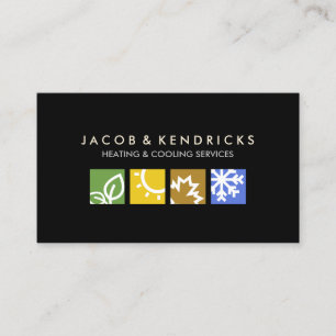 Heizlüftung Klimaanlage Visitenkarte