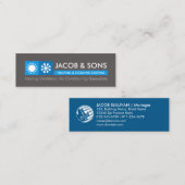 Heizlüftungs-Klimatisierungskühlung Busin Mini Visitenkarte (Vorne/Hinten)