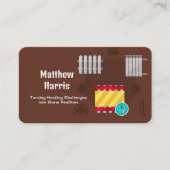 Heizmaschine Visitenkarte (Vorderseite)