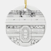 Heizsystem für ein Treibhaus, ein Konservatorium Keramikornament (Vorne)