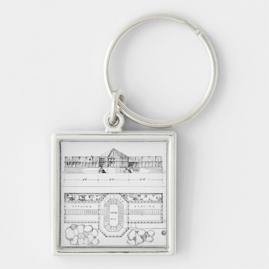 Heizsystem für ein Treibhaus, ein Konservatorium Schlüsselanhänger (Vorne)