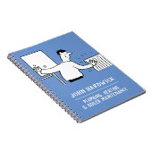 Heizung, Anlage und Wartung von Boilern Notizblock (Rechte Seite)