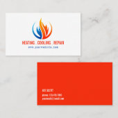 Heizung & Klimaanlage, Kühlbetriebskarte Visitenkarte (Vorne/Hinten)