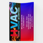 Heizung & Kühlung & Klimaanlage | Moderne HVAC Banner (Vertikal)