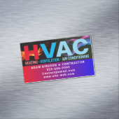 (Heizung, Kühlung, Klimaanlage) Moderne Klimaanlag Magnetische Visitenkarte (Beispiel)