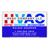 Heizung & Lüftung & Klimaanlage - Klimaanlage Magnetische Visitenkarte (Vorderseite)