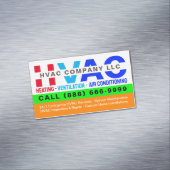 Heizung, Lüftung & Klimaanlagen - Pro HVAC Magnetische Visitenkarte (Beispiel)