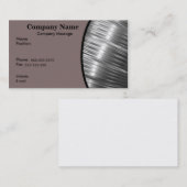 Heizung und Abkühlen Visitenkarte (Vorne/Hinten)