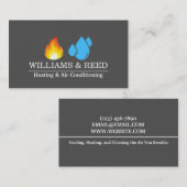 Heizung und Klimaanlage, Kühlung Visitenkarte (Vorne/Hinten)