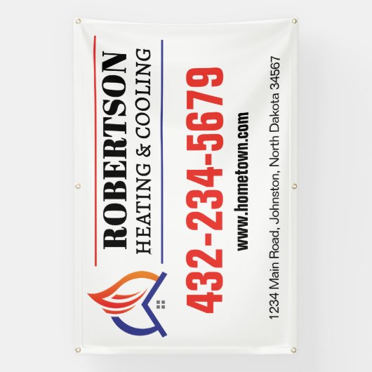 Heizung und Kühlung Banner (Vertikal)