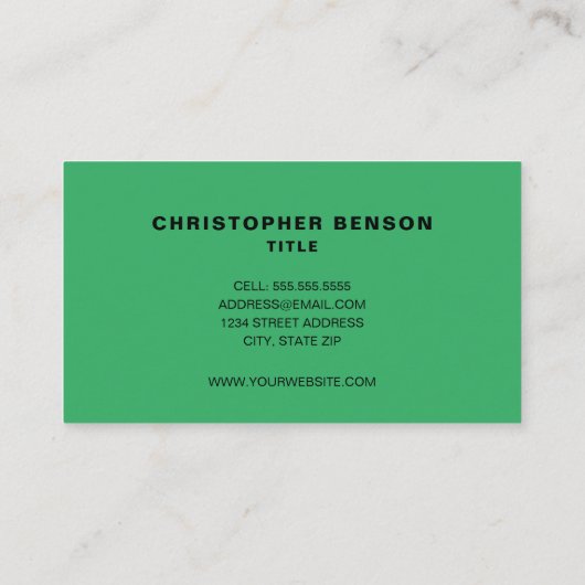 Heizung und Kühlung Beruflich Visitenkarte (Rückseite)