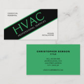 Heizung und Kühlung Beruflich Visitenkarte (Vorne/Hinten)