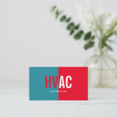 Heizung und Kühlung , Klimaanlage HVAC-Geschäft Visitenkarte (Stehend Vorderseite)