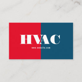 Heizung und Kühlung , Klimaanlage HVAC-Geschäft Visitenkarte