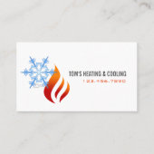 Heizung und Kühlung , Klimaanlage HVAC-Geschäft Visitenkarte (Vorderseite)