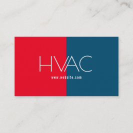 Heizung und Kühlung , Klimaanlage, HVAC-Geschäft Visitenkarte