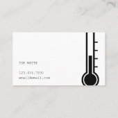 Heizung und Kühlung , Klimaanlage HVAC-Geschäft Visitenkarte (Rückseite)