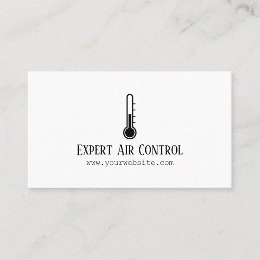 Heizung und Kühlung , Klimaanlage HVAC-Geschäft Visitenkarte (Vorderseite)