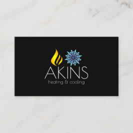 Heizung und Kühlung , Klimaanlage, HVAC Geschäft Visitenkarte