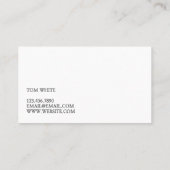 Heizung und Kühlung, Klimaanlage HVAC Visitenkarte (Rückseite)