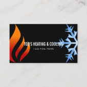 Heizung und Kühlung, Klimaanlage HVAC Visitenkarte (Vorderseite)
