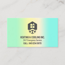 Heizung und Kühlung mit Wechselstrom Visitenkarte