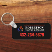 Heizung und Kühlung Schlüsselanhänger (Rückseite)