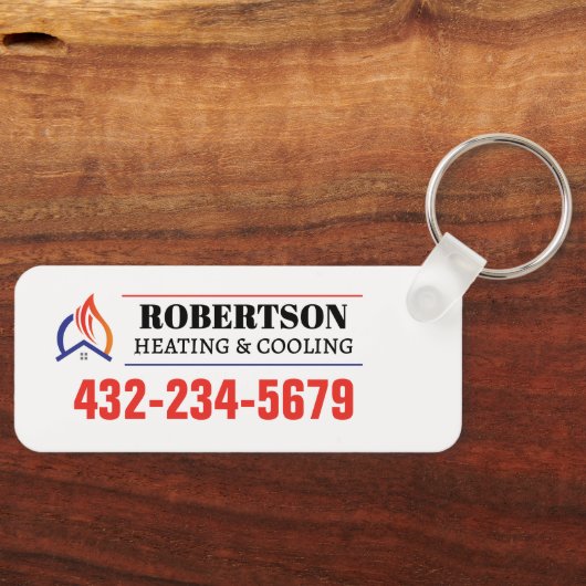 Heizung und Kühlung Schlüsselanhänger (Vorderseite)