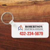 Heizung und Kühlung Schlüsselanhänger (Rückseite)
