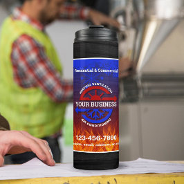 Heizung und Luft mit Klimaanlage Thermosbecher