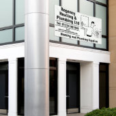 Heizung und Sanitär Banner (Äußeres Gebäude)