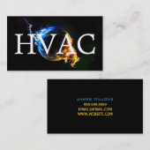 Heizungs- und Klimaanlage-Visitenkarte Visitenkarte (Vorne/Hinten)