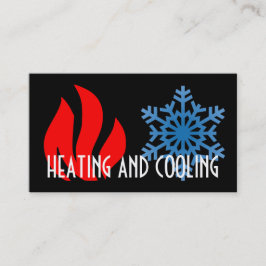 Heizungs- und Klimaanlage-Visitenkarte Visitenkarte
