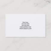 Heizungs- und Klimakühlungskarte Visitenkarte (Rückseite)