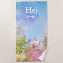 Hej Frühling, natürliche Wildblumen unter einem bl