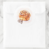Hej! Kanelbullar Fika Sticker (Tasche)