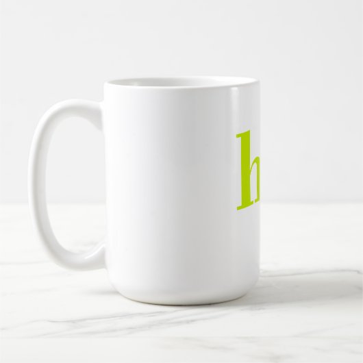 Hej - Swedish Hello Kaffeetasse (Links)