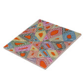 Hejwire in Orange 6 x 6 Keramiken Tile Fliese (Seite)