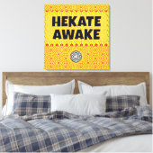 Hekate Awake Strophalos Iynx Siegel Key Sigil Leinwanddruck (Insitu (Schlafzimmer))