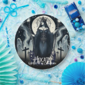 Hekate Goddess of the Crossroads Ghosted Spirits Pappteller (Party)