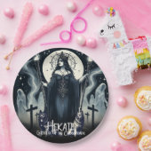Hekate Goddess of the Crossroads Ghosted Spirits Pappteller (Party)