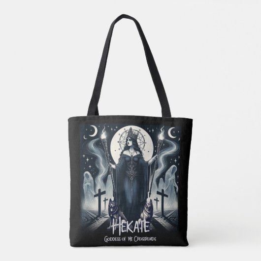 Hekate Goddess of the Crossroads Ghosted Spirits Tasche (Rückseite)