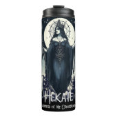 Hekate Goddess of the Crossroads Ghosted Spirits Thermosbecher (Vorderseite)